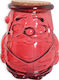 Nef-Nef Homeware Santa Claus Weihnachtliche Keksdose Glas Rot