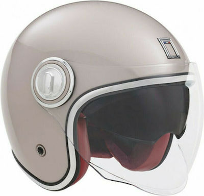 Nox Heritage Jet Helmet 1350gr Ροζ Champagne