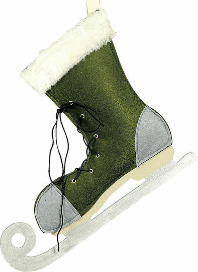 Weihnachtliche Dekorationssocke Höhe 29cm Grüne
