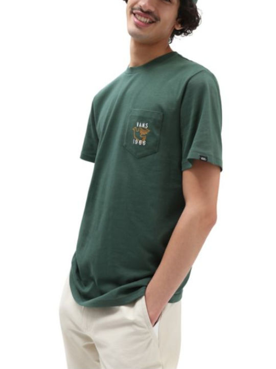 Vans Visualize Peace Pocket Men's Short Sleeve T-shirt Sycamore
