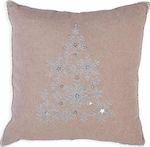 Nef-Nef Homeware Christmas Decorative Pillow Christmas Snow Square Gray 45x45pcs