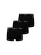 Herren Boxershorts Schwarz 3Packung
