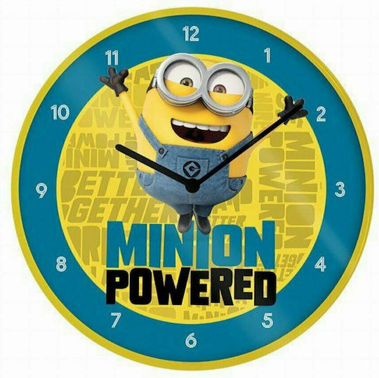 Pyramid International Детски стенен часовник Minions The Rise of Gru 25εκ.