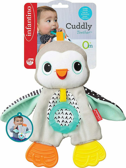 Infantino Penguin Μασητικός Κρίκος Οδοντοφυΐας από Πλαστικό για 0 m+