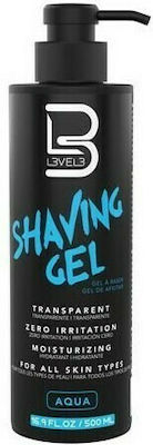 L3vel3 Shaving Gel Aqua Gel de Bărbierit 500ml