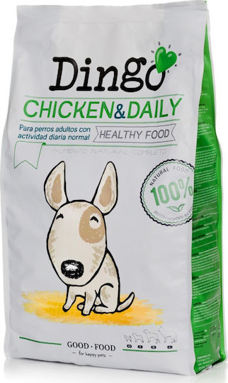 Dingonatura Dingo Chicken & Daily 12kg Dry Food for Adult Dogs with Chicken and Rice
