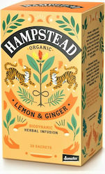 The Hampstead Tea Amestec De Ierburi Lămâie Și Ghimbir 20 Pungi