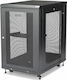 StarTech Επιδαπέδια Καμπίνα Rack 18U Μαύρο RK1833BKM