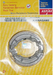 Aspira Brake Pads for Kawasaki Kaze-R - Max 100 / Modenas Kriss 115 for Kawasaki Max 100 Modenas Kriss / Kriss 100