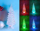 Christmas Decorative Illuminated Plastic Tree 25cm IP20 Battery Transparent