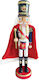 Aca Wooden Christmas Nutcracker 90cm Multicolour