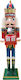 Aca Wooden Christmas Nutcracker 60cm Multicolour