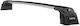 Turtle Turtle Aluminum Roof Bars Air3 118cm for Peugeot Expert Traveller Opel Vivaro Zafira Life Toyota Proace Citroen SpaceTourer Set with Roof Rack Legs and Lock Silver
