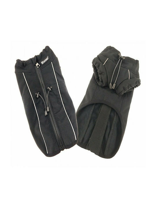 Pet Interest Active Outdoor Vest Ημιαδιάβροχο Μπουφάν Σκύλου Μαύρο 30cm