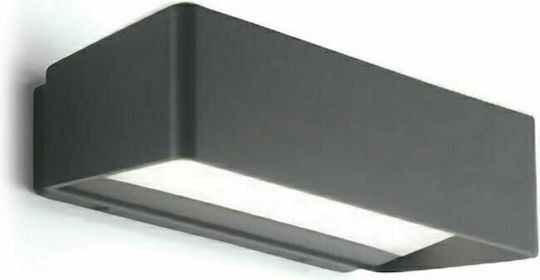 Gea Luce Haru Wandmontierte Außen-Deckenleuchte LED IP65 13W mit Natürliches Weiß Licht