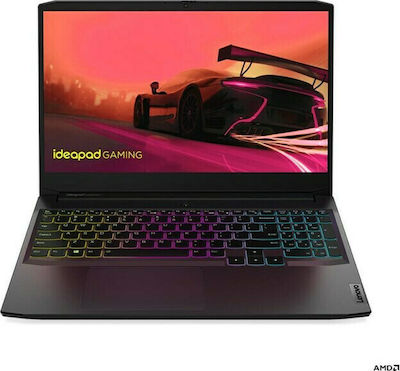 Lenovo IdeaPad Gaming 3 15ACH6 15.6" IPS FHD 120Hz (Ryzen 5-5600H/16GB/512GB SSD/GeForce RTX 3050/W10 Home) Shadow Black (GR Keyboard)