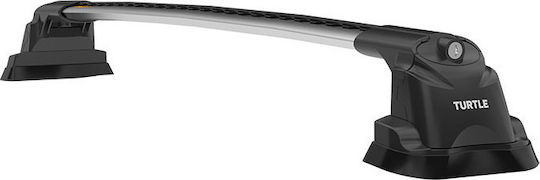 Turtle Turtle Air3 90cm. für BMW Serie 1 (mit Dachträgerfüßen und Schloss) Silber