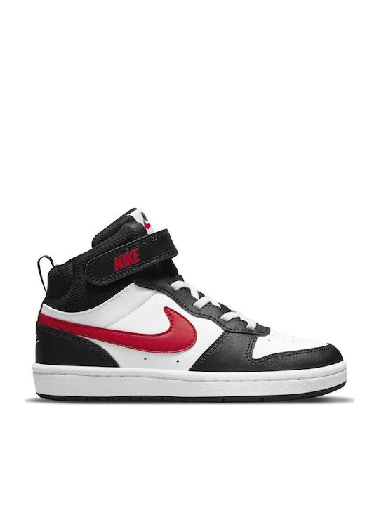 Nike Court Borough Αθλητικά Παιδικά Παπούτσια με Σκρατς White