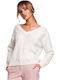 MOE M510 Women's Long Sleeve Sweater Ecru MOE510