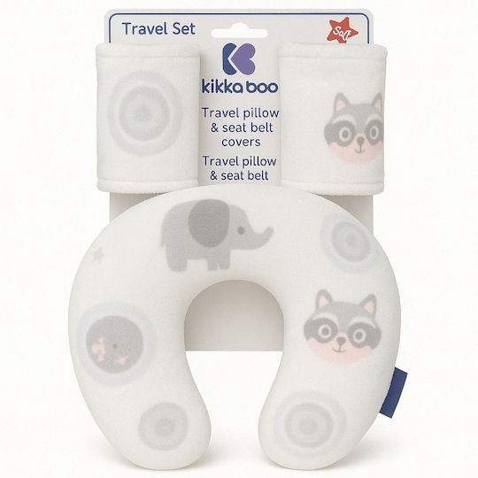 Kikka Boo Pernă de călătorie pentru copii Roz Owls