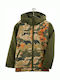 Kelp Kinderjacken & Winterjacken Lässig Lang mit Kapuzen- Khaki
