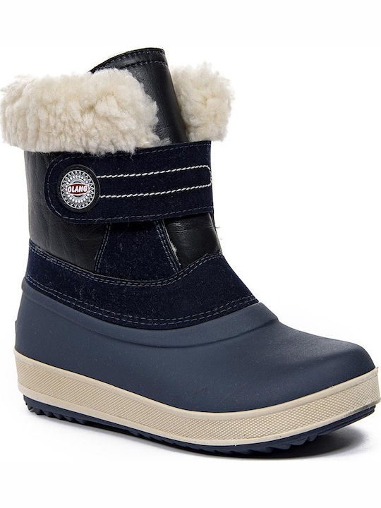 Olang MDC980 Kids Snow Boots with Velcro Blue