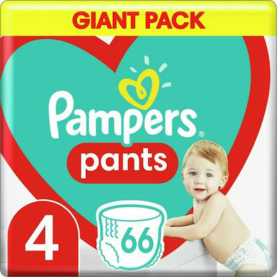 Pampers Pantaloni de scutec Pants Nr. 4 pentru 9-15 kgkg 66buc