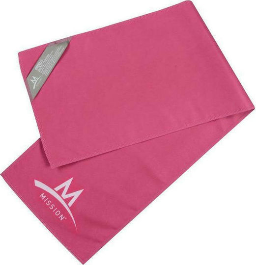 Mission Endura Cool Towel Πετσέτα Κολυμβητηρίου Μικροϊνών Ροζ 84x31cm