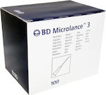 BD Microlance 3 Βελόνες Γκρι 27G x 3/4" 100τμχ