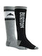 Burton Weekend Midweight Ski & Snowboard Socks Black 2 Pairs