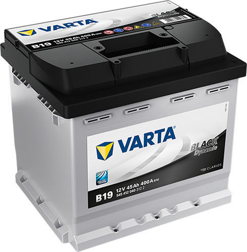 Varta Car Battery Black Dynamic B19 with 45Ah Capacity and 400A CCA