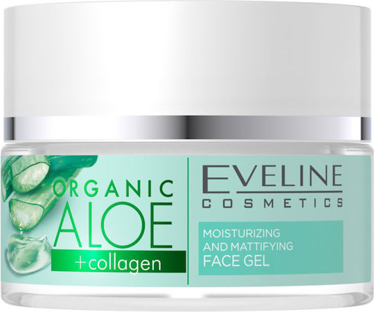 Eveline Organic 48ωρη Ενυδατική Κρέμα Προσώπου με Aloe Vera & Προβιοτικά 50ml