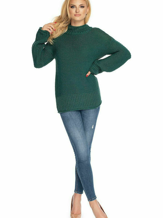 PeeKaBoo 70032 Women's Long Sleeve Sweater Green 146936