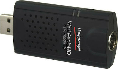 Hauppauge WinTV Solo HD TV-Tuner für Laptop / PC mit terrestrischem Empfänger DVB-T2 / DVB-T und Verbindung USB-A