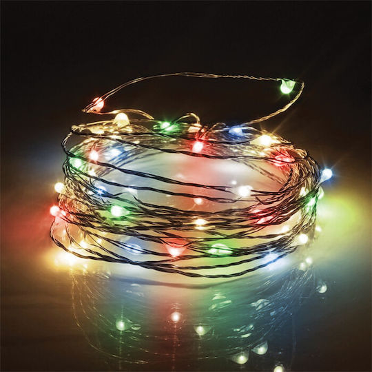 100 Λαμπάκια LED 10μ. RGB σε Σειρά