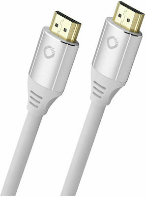 Oehlbach Magic MKII Cable HDMI male - HDMI male 0.75m Λευκό