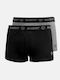 Herren Boxershorts Grey / Black 2Packung