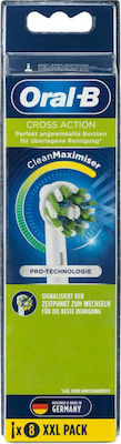 Oral-B Cross Action CleanMaximizer Pro Technology XXL Pack Ανταλλακτικές Κεφαλές για Ηλεκτρική Οδοντόβουρτσα 410294 8τμχ