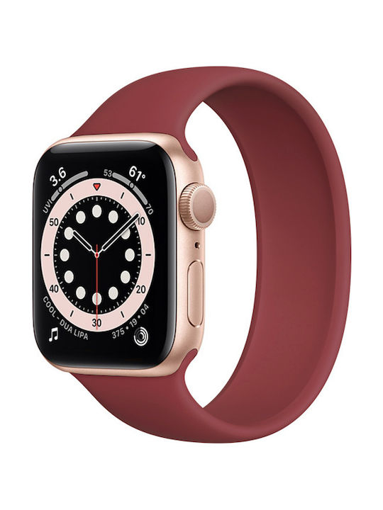 Wiwu Solo Loop (S) Strap Silicone Wine Red (Apple Watch 38/40/41/42mm)