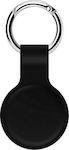 Hook Silicone Keychain Case for AirTag Black