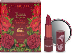 L' Erbolario Rosa Purpurea Makeup Set for the Lips 2pcs