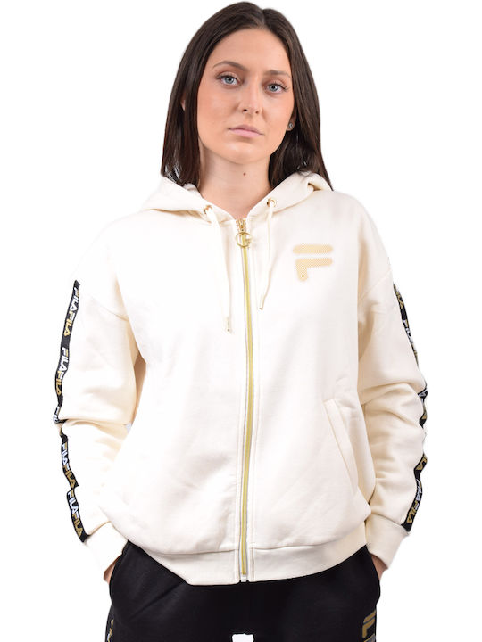 FILA Giully Women's Sweatshirt Jacket Hooded Wh...
