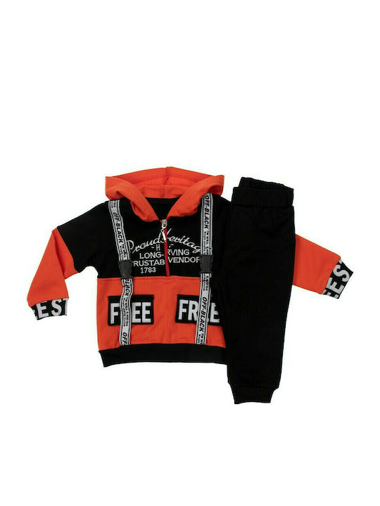 Kids Tracksuit 3040 Boy Orange