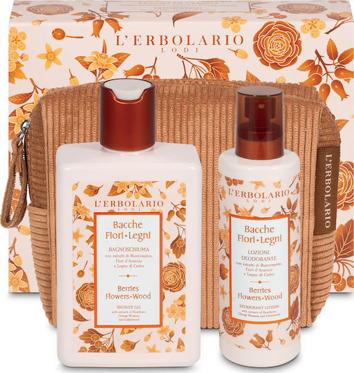 L' Erbolario Berries Flowers Wood Limited Edition Skin Care Set for Body Cleaning