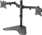 Equip Desktop Stand for 2 Monitors up to 32" with Arm (650123)