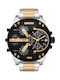 Diesel Daddy 2.0 Watch Chronograph Battery with Metal Bracelet