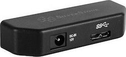 Silverstone SST-EP02B Converter Μαύρο