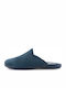 -4724 Winterliche Herrenhausschuhe Blau