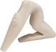 Espiel Decorative Statuette made of Plaster Woman in Beige 22cm 1pcs