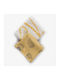 Minene Bamboo Swaddle Wraps Yellow 70x70cm. 2pcs